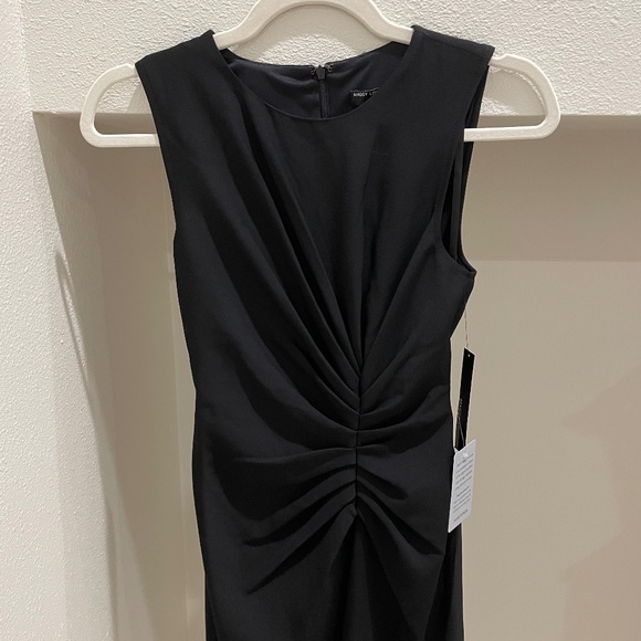 NWT Maggy London Black Midi Dress (Size 2) - Picture 3 of 5